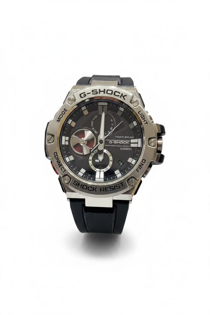 Men’s G-Shock Casio GSTB100-1A Rugged Analog Solar powered Watch from G-Steel