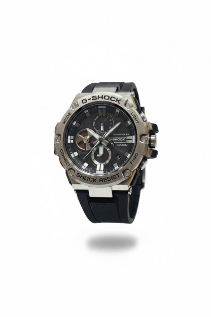 Men’s G-Shock Casio GSTB100-1A Rugged Analog Solar powered Watch from G-Steel