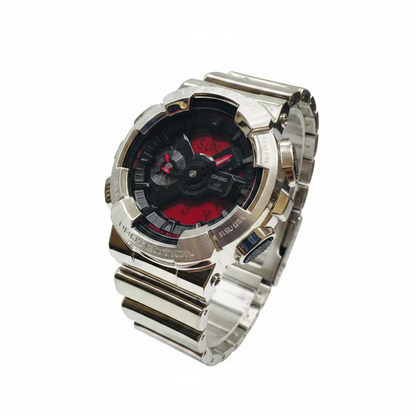 Casio G-Shock GM110YRA-8A Fine Metallic Black & Red Dial Analog Digital Watch