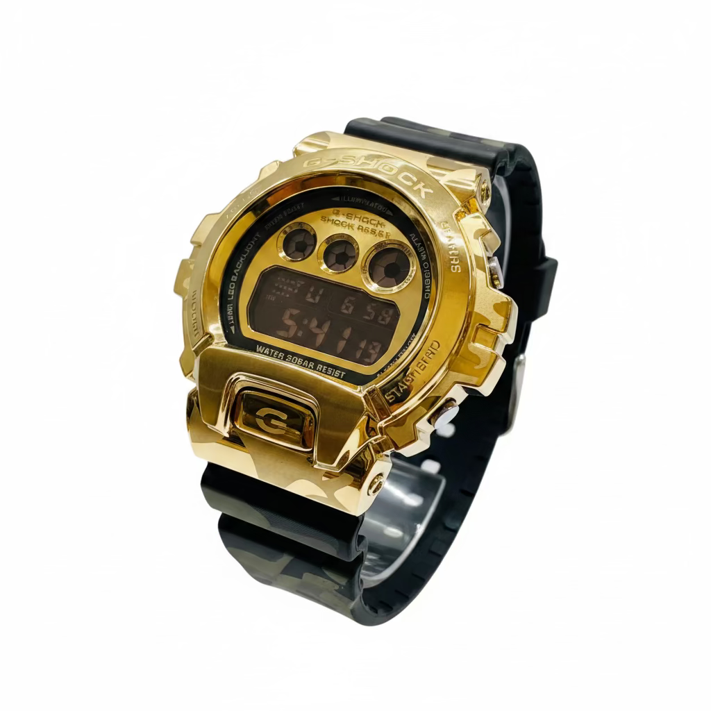 Men’s Casio G-Shock GM6900CMG-3 Digital Camo Resin Strap Watch