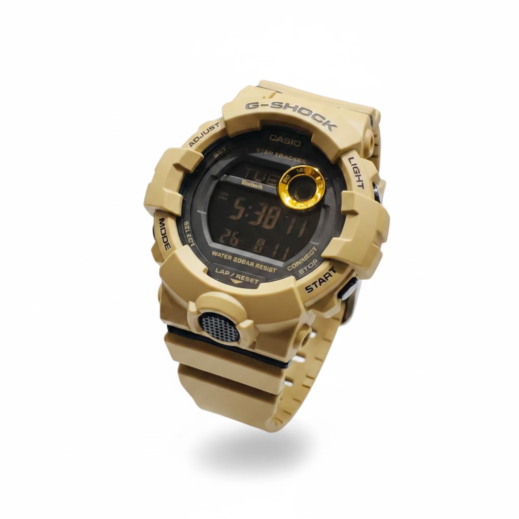 Men’s Casio G-Shock GBD800UC-5 Digital Power Trainer Brown Resin Watch