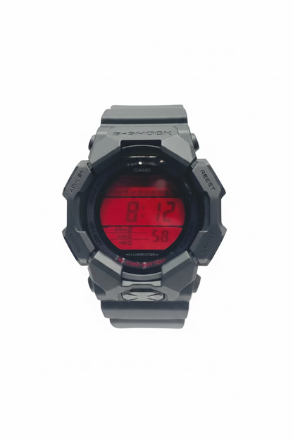 Men’s Casio G-Shock GD020BBR-1 Black Resin Red Digital Watch
