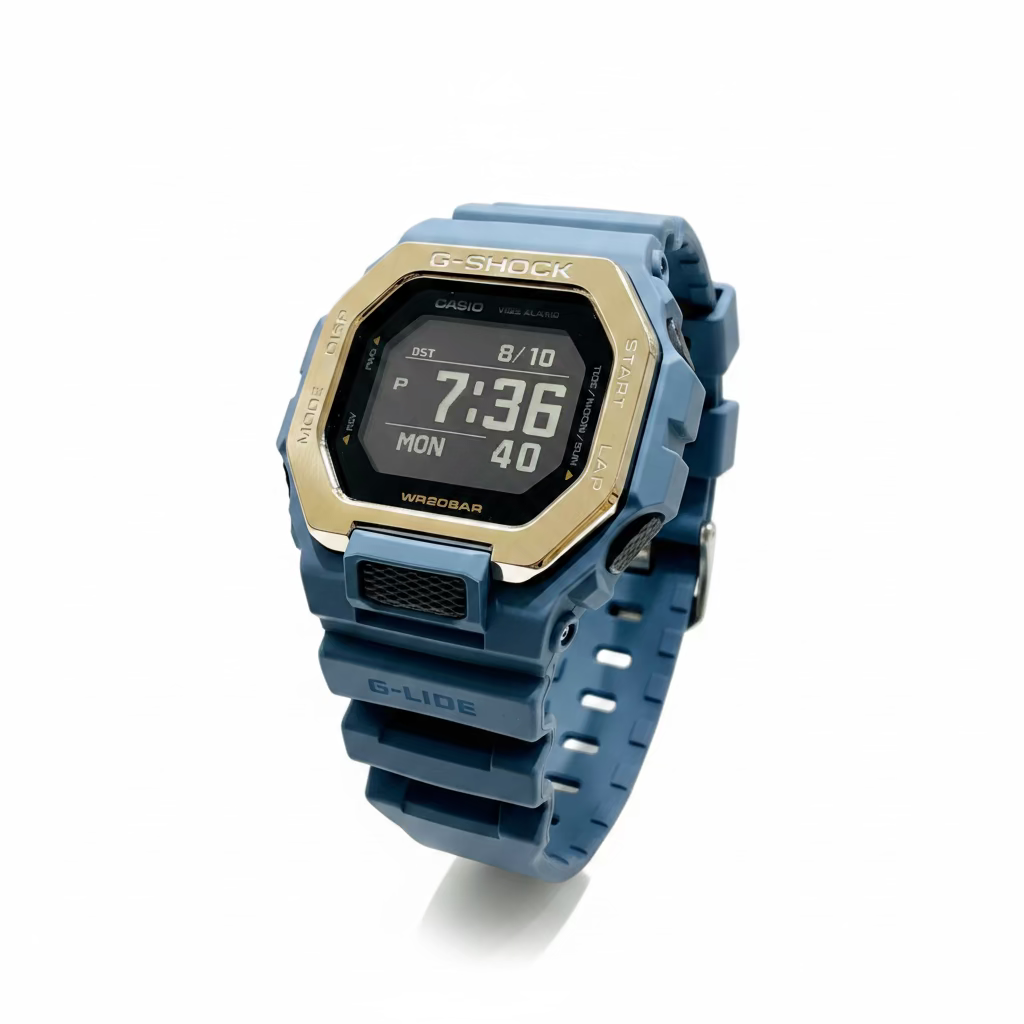 Men’s Casio G-Shock GBX100-2A G-Lide Ocean Blue Digital Surf Watch