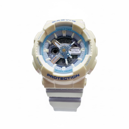 Casio Baby-G Shock BA110PD-2A Digital Blue Resin Band Watch
