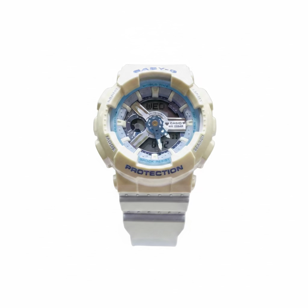 Casio Baby-G Shock BA110PD-2A Digital Blue Resin Band Watch