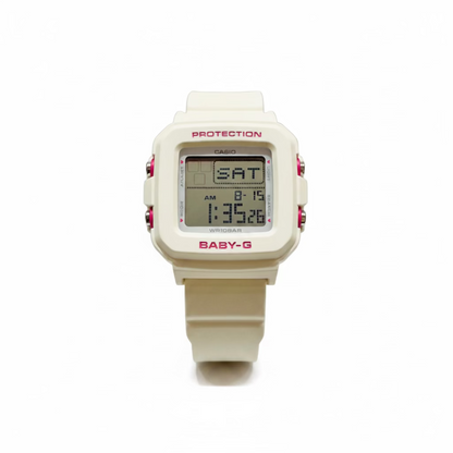 Casio BABY-G BGD10KH-7 Digital White & Pink Color Watch