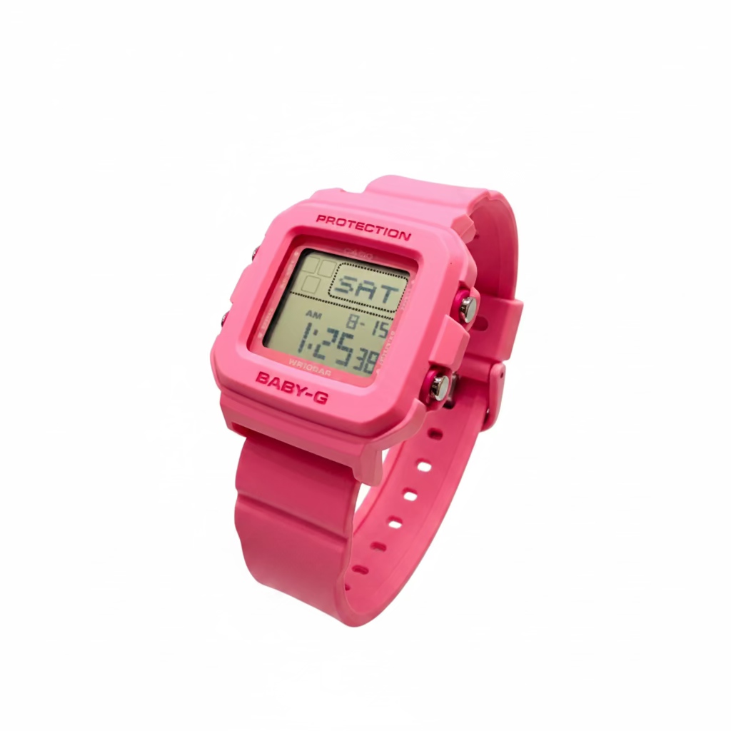 Casio BABY-G BGD10KH-4 Pink Analog Digital Pink Watch