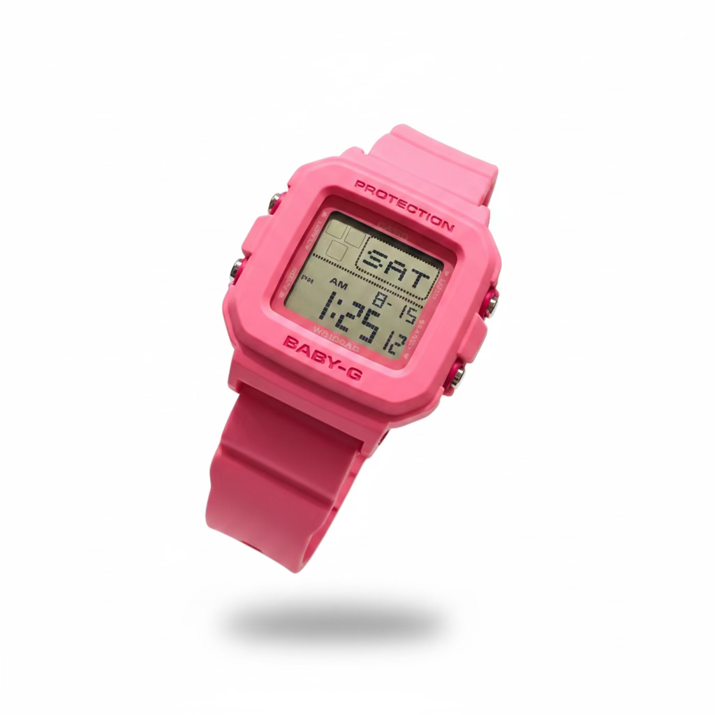 Casio BABY-G BGD10KH-4 Pink Analog Digital Pink Watch