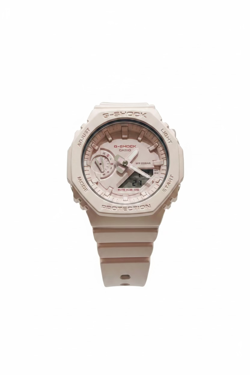 Casio G-Shock GMAS2100BA4A Light Pink Analog Digital Watch