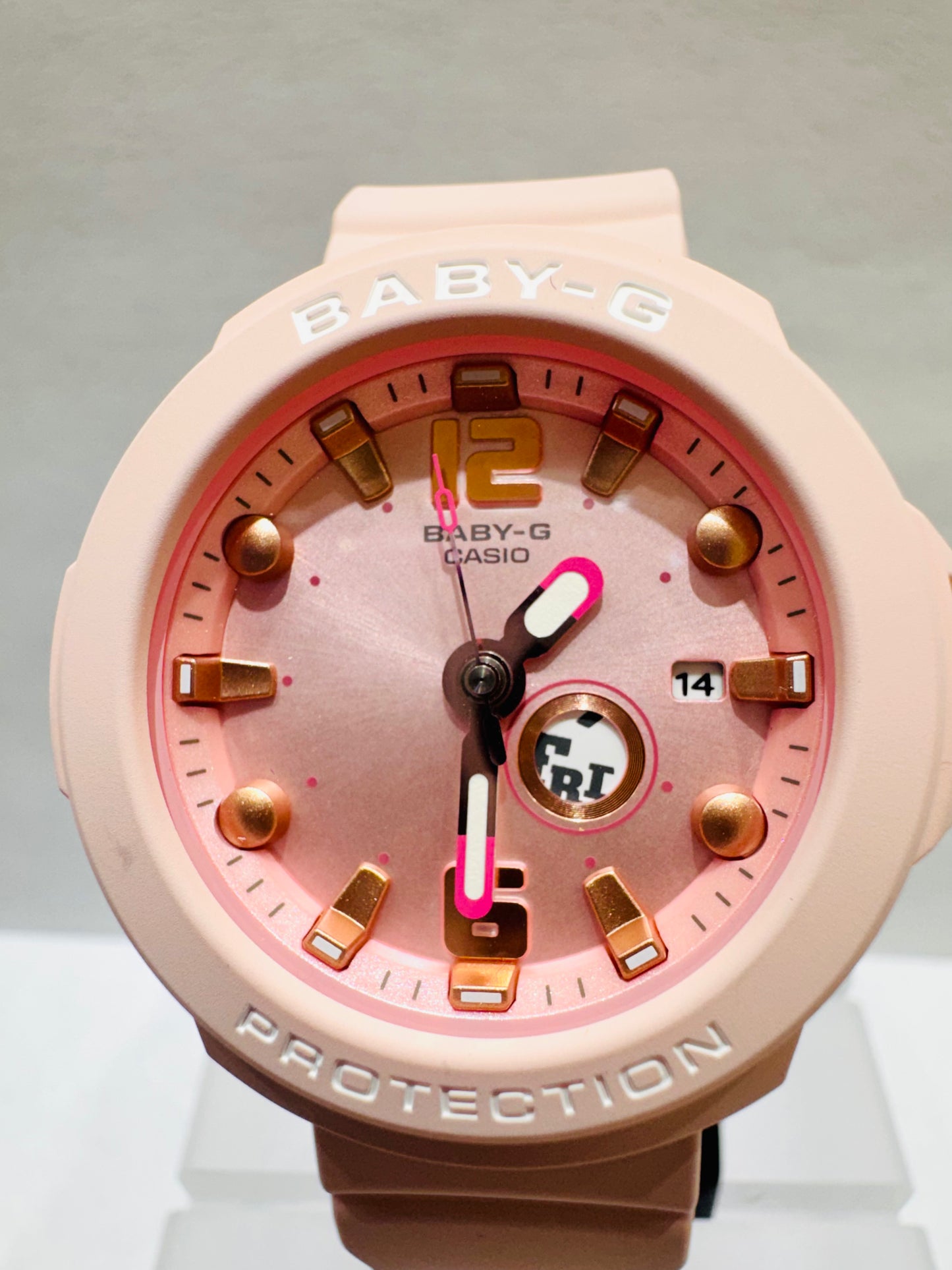 Casio BABY-G BGA15K-4A Analog Digital Light Pink Watch
