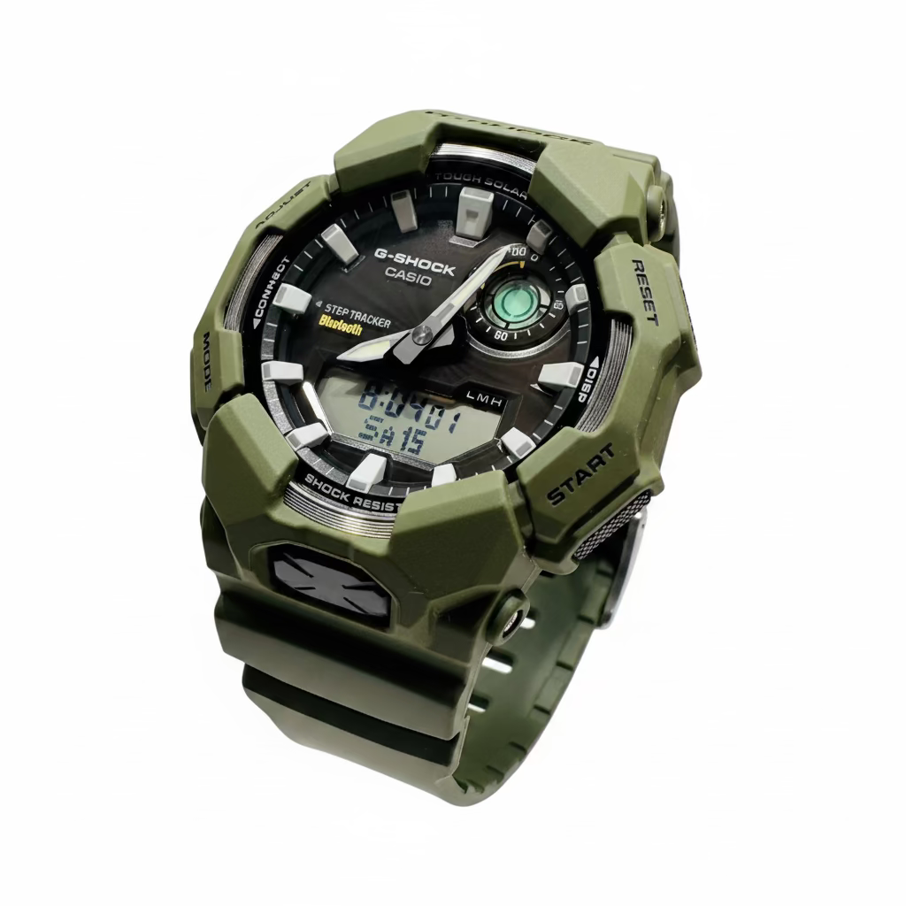 Casio G-Shock GAB010-3A Military Green Digital Analog Watch