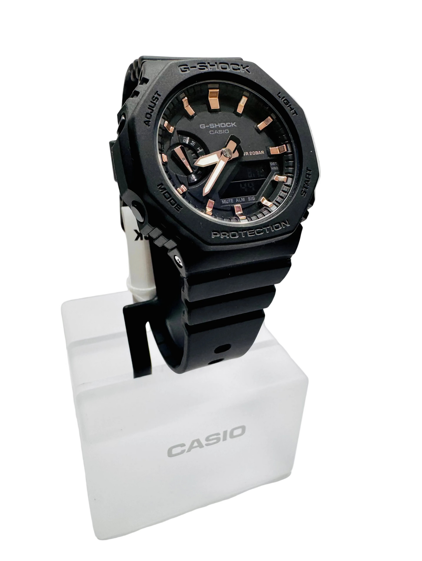Casio G-Shock GMAS2100-1A Digital Analog Black Watch