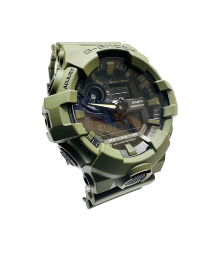 Casio G-Shock GA700UC-3A Rugged Analog Digital Dial Olive green color Watch