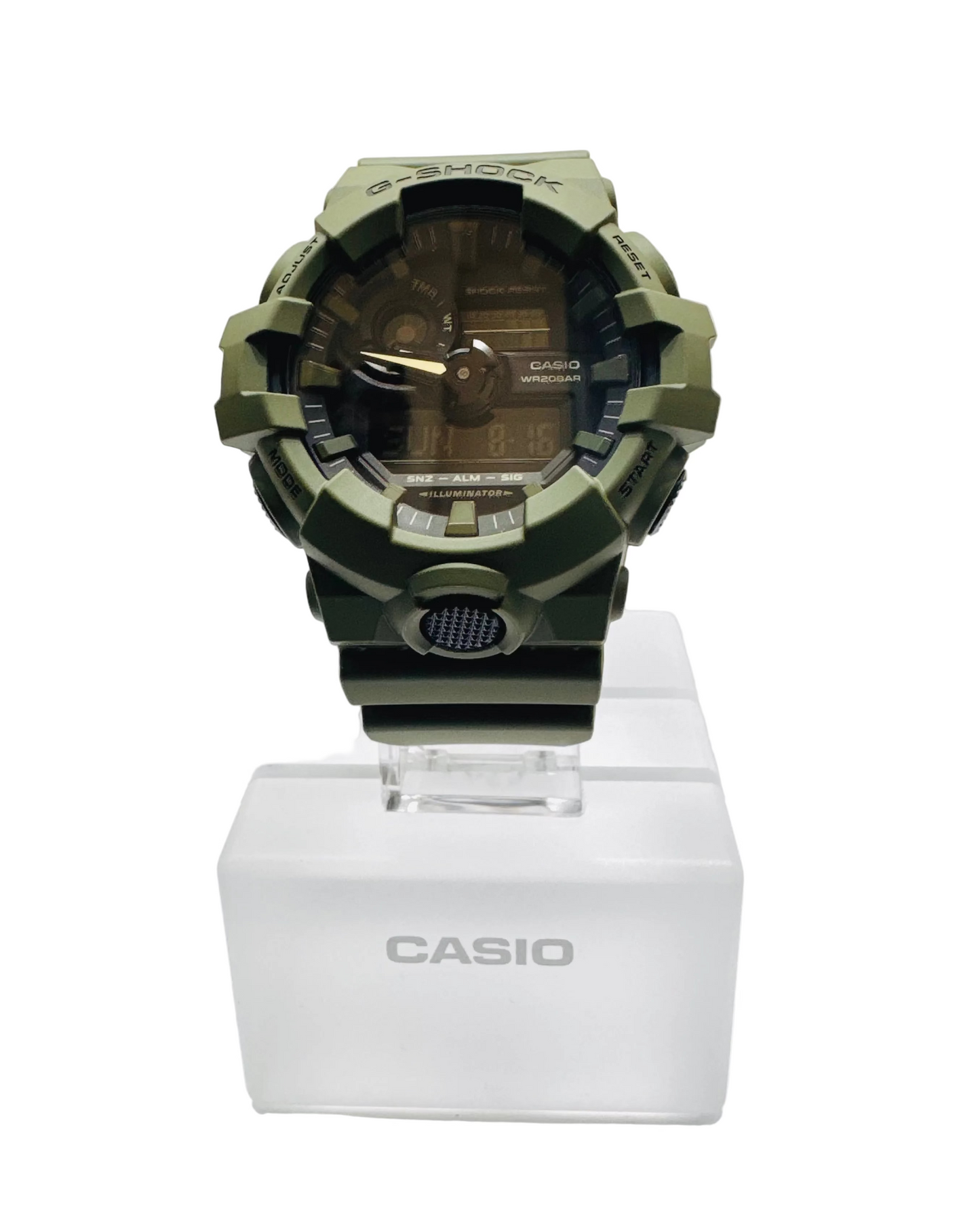 Casio G-Shock GA700UC-3A Rugged Analog Digital Dial Olive green color Watch
