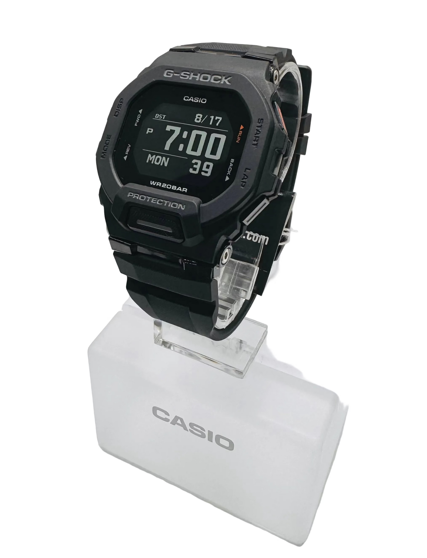 Casio G-Shock GBD200-1 Digital Black Dial Black Resin Watch