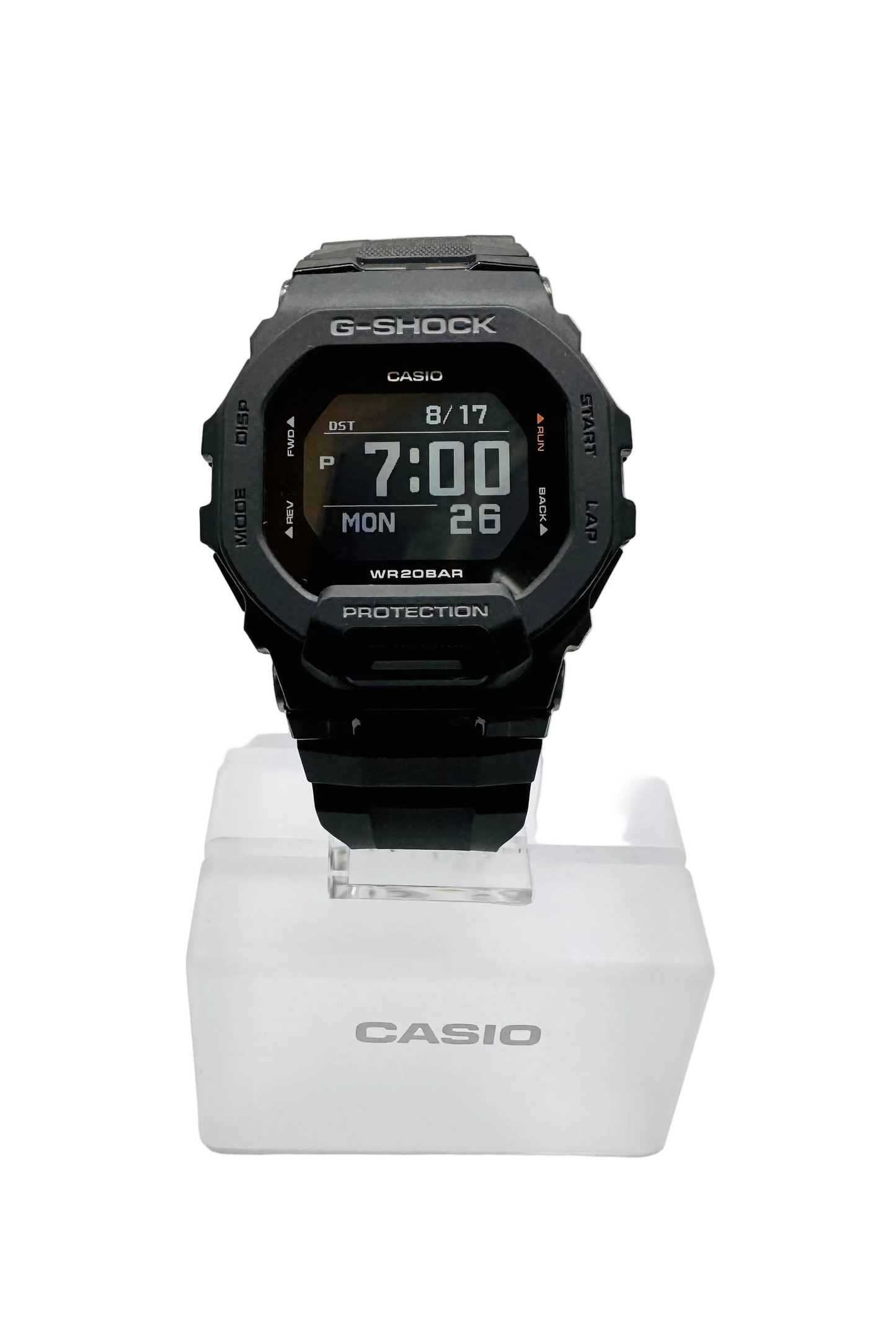 Casio G-Shock GBD200-1 Digital Black Dial Black Resin Watch