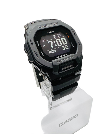 Casio G-Shock GBD200-1 Digital Black Dial Black Resin Watch