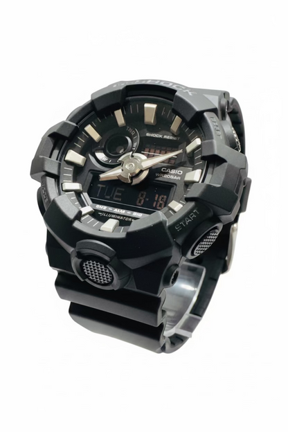Casio G-Shock GA700-1B Rugged Analog Digital Black Watch