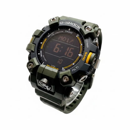Casio G-Shock GW9500-3 MudMan Mud Resist Tough Solar MultiBand Triple Sensor Military Green color Watch