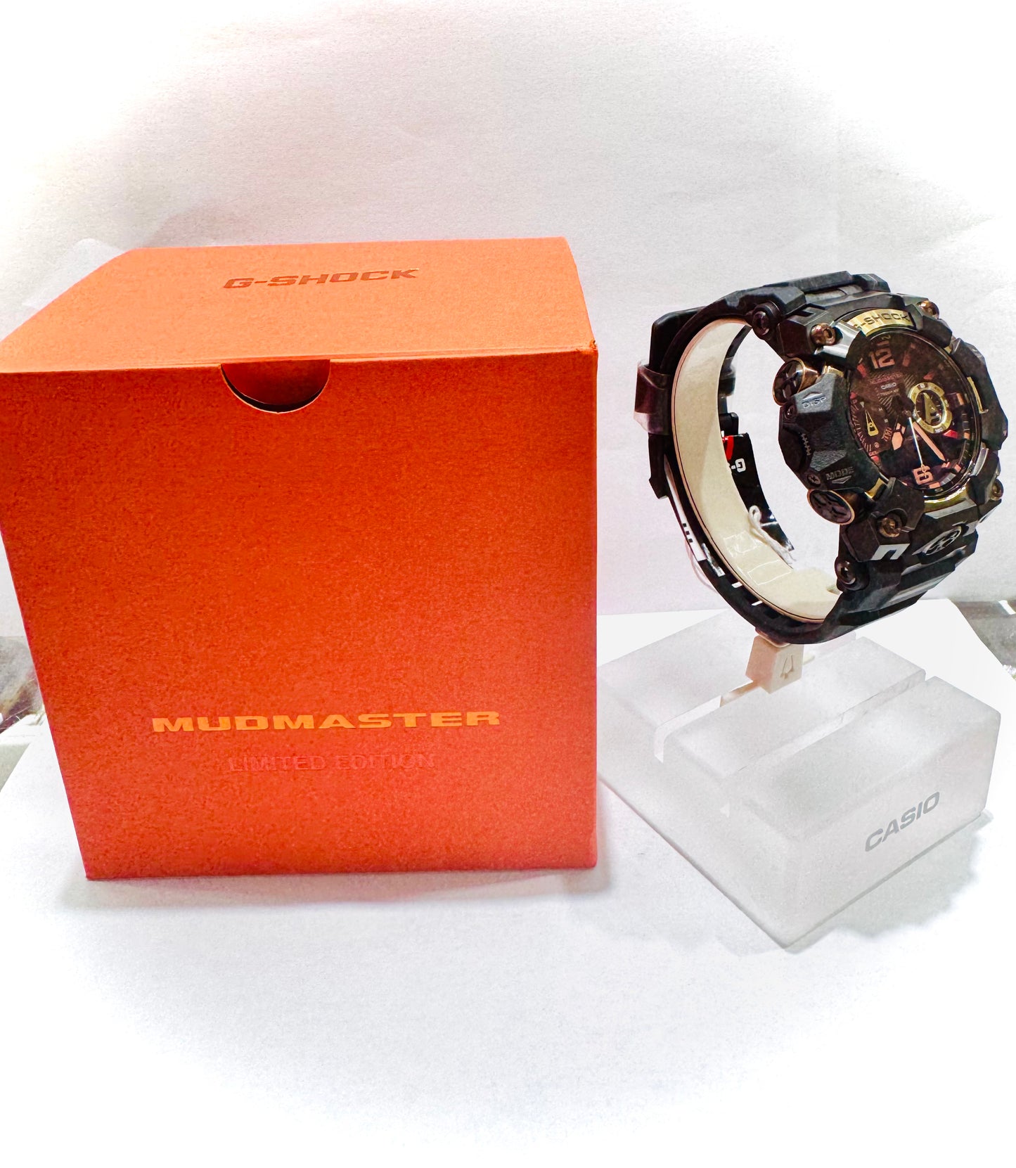 Casio G-Shock MUDMASTER “LIMITED EDITION” GWGB1000MG19 MUD RESIST, Tough Solar Triple sensor Orange Dial Watch
