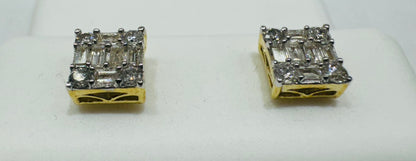 10K GOLD NATURAL DIAMOND EARRINGS 0.33CT