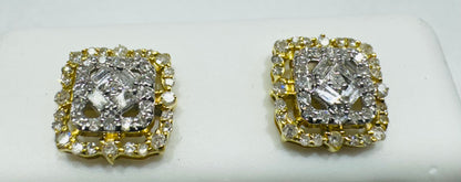 10K GOLD NATURAL DIAMOND EARRINGS 0.30CT