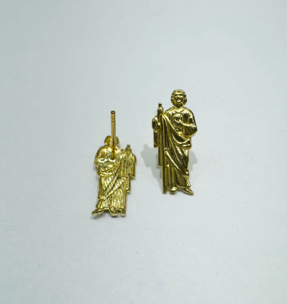 10K GOLD SAINT JUDE EARRINGS
