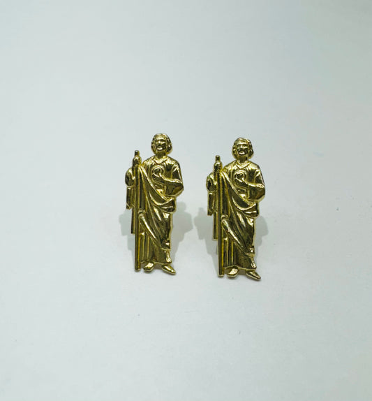 10K GOLD SAINT JUDE EARRINGS