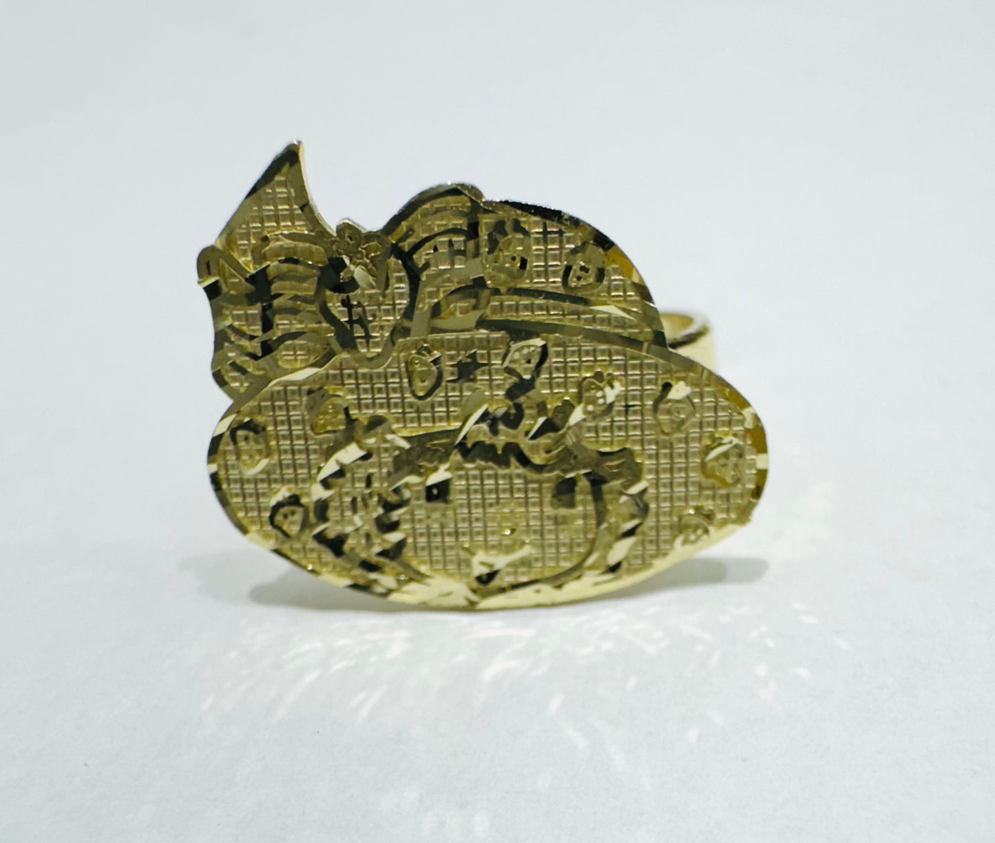10K GOLD STRAWBERRY SHORTCAKE RING, WEIGHT: 2gm