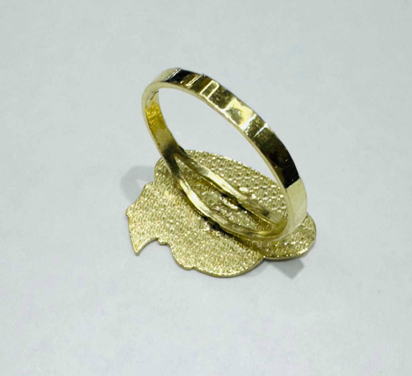 10K GOLD STRAWBERRY SHORTCAKE RING, WEIGHT: 2gm