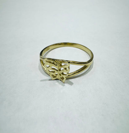 10K GOLD BUTTERFLY RING, SIZE: 6.5