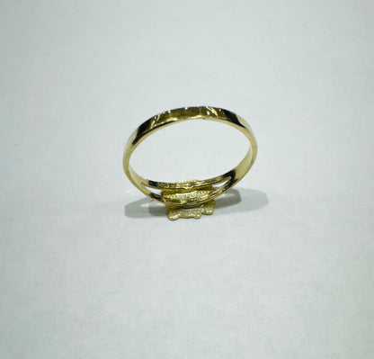 10K GOLD HELLO KITTY RING, SIZE: 6