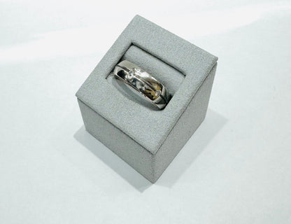 SILVER MENS BAND, WEIGHT: 8gm, SIZE: 11