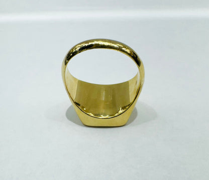 10K GOLD ACE CARD RING, WEIGHT: 7gm, SIZE: 10