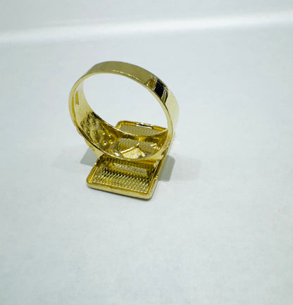 10K GOLD ACE CARD RING, WEIGHT: 5.7gm, SIZE: 10