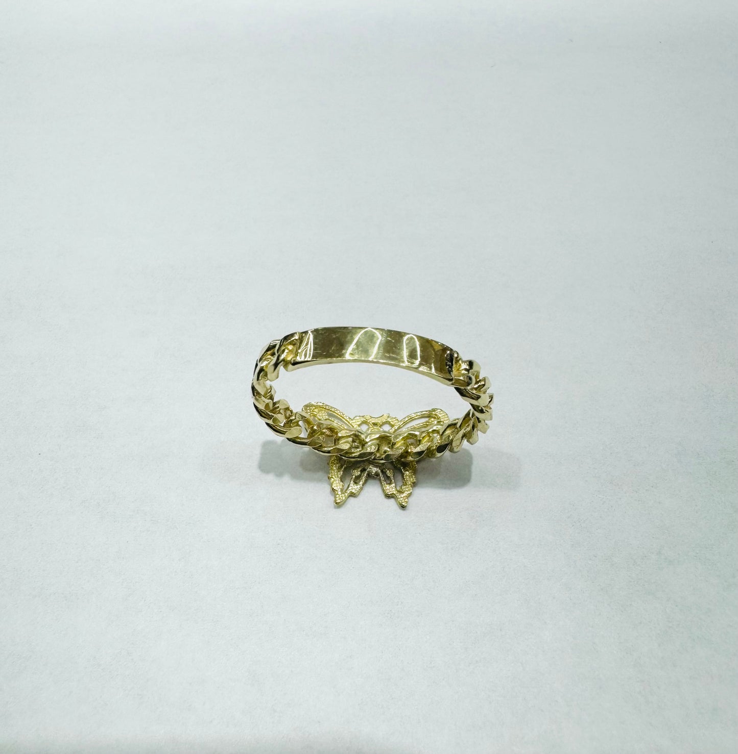 10K GOLD BUTTERFLY RING, WEIGHT: 2.2gm, SIZE: 8