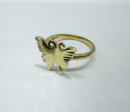 10K GOLD BUTTERFLY RING, WEIGHT: 2.2gm, SIZE: 6.5