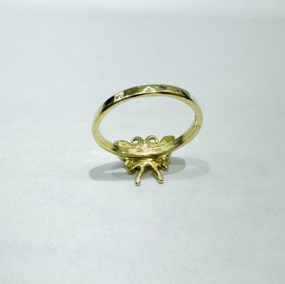 10K GOLD BUTTERFLY RING, WEIGHT: 2.2gm, SIZE: 6.5