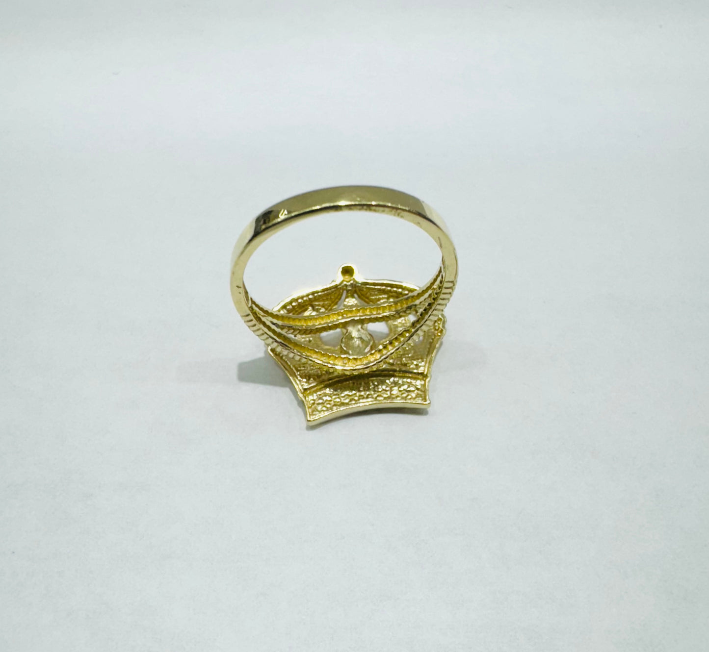 10K GOLD CROWN RING, WEIGHT: 3gm, SIZE: 6.5