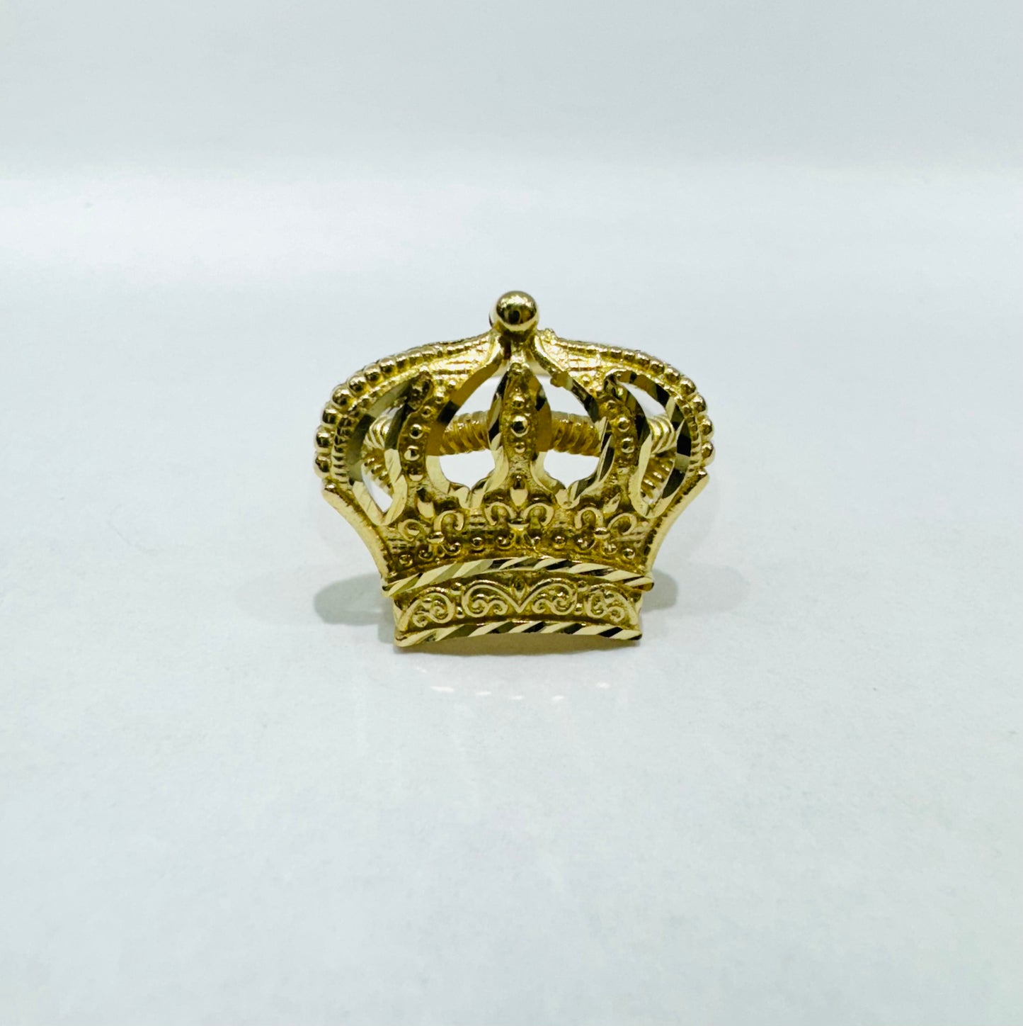 10K GOLD CROWN RING, WEIGHT: 3gm, SIZE: 6.5