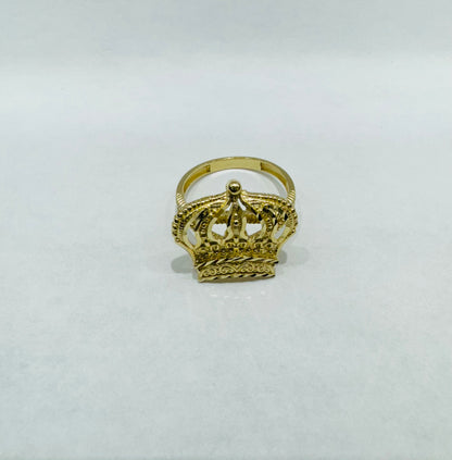 10K GOLD CROWN RING, WEIGHT: 3gm, SIZE: 6.5