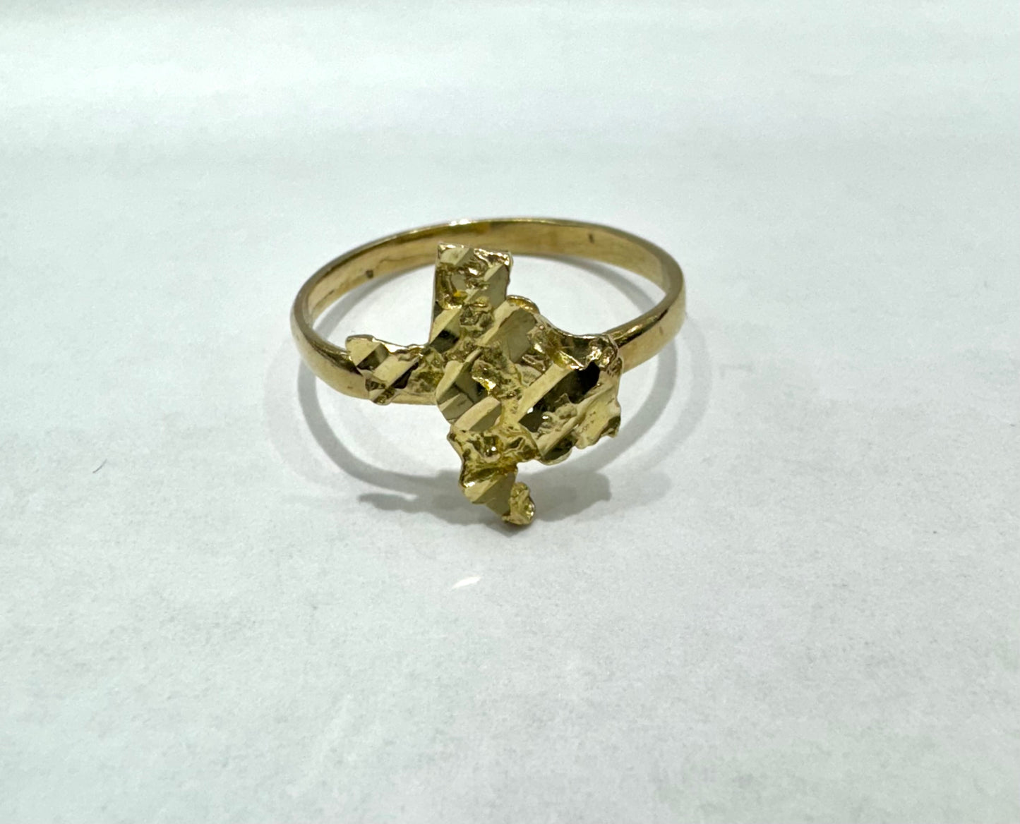 10K GOLD TEXAS RING, WEIGHT: 1.8gm, SIZE: 7.5