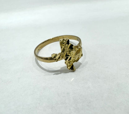 10K GOLD TEXAS RING, WEIGHT: 1.8gm, SIZE: 7.5