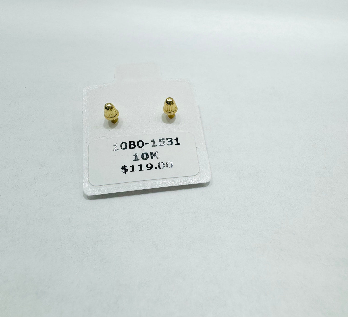 10K GOLD FLOWER BABY EARRINGS