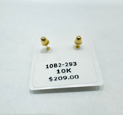 10K GOLD BABY VIRGIN MARY EARRINGS