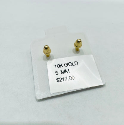 10K GOLD BABY STUD EARRINGS