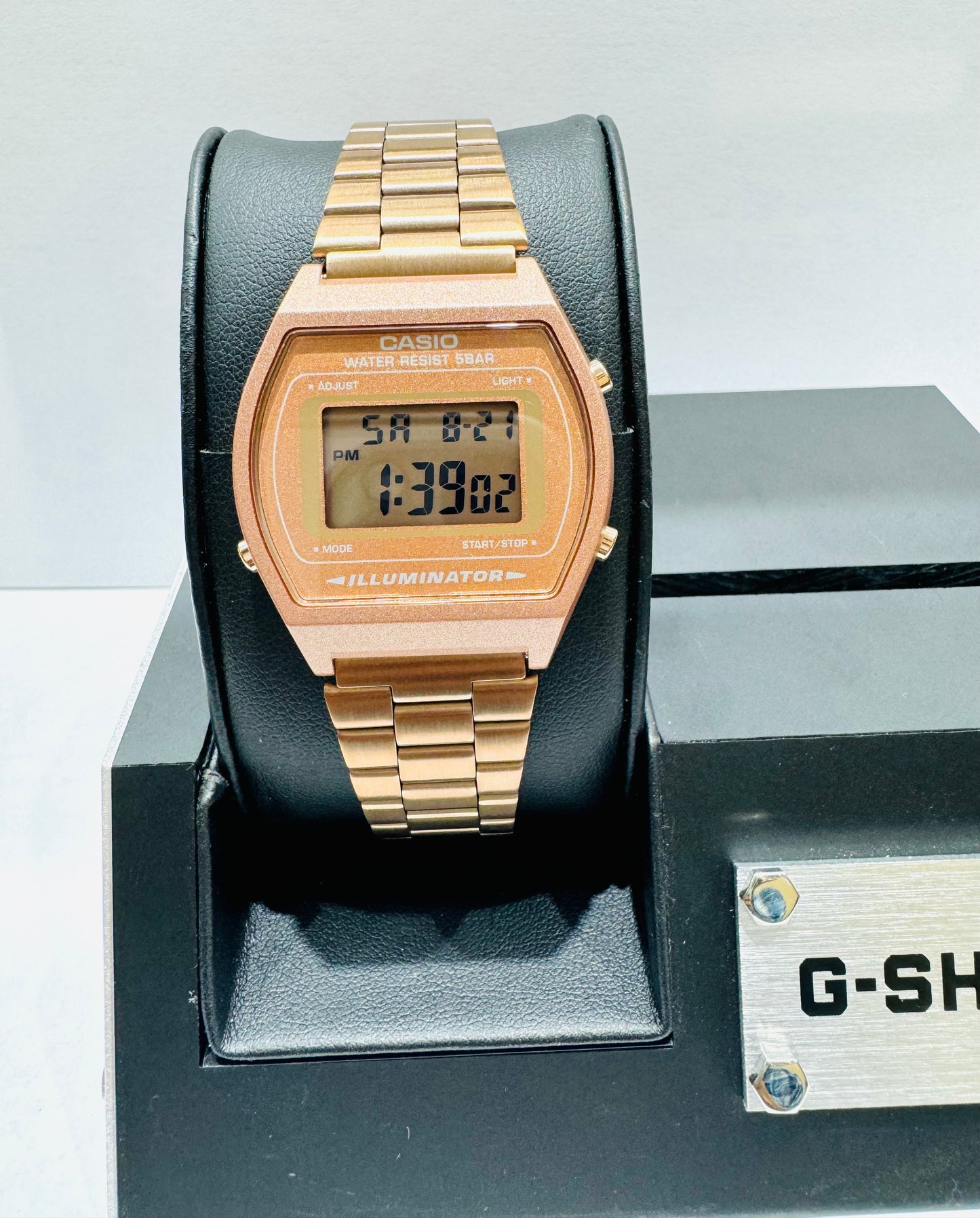 CASIO B640WC-5AVT ROSE GOLD VINTAGE DIGITAL WATCH