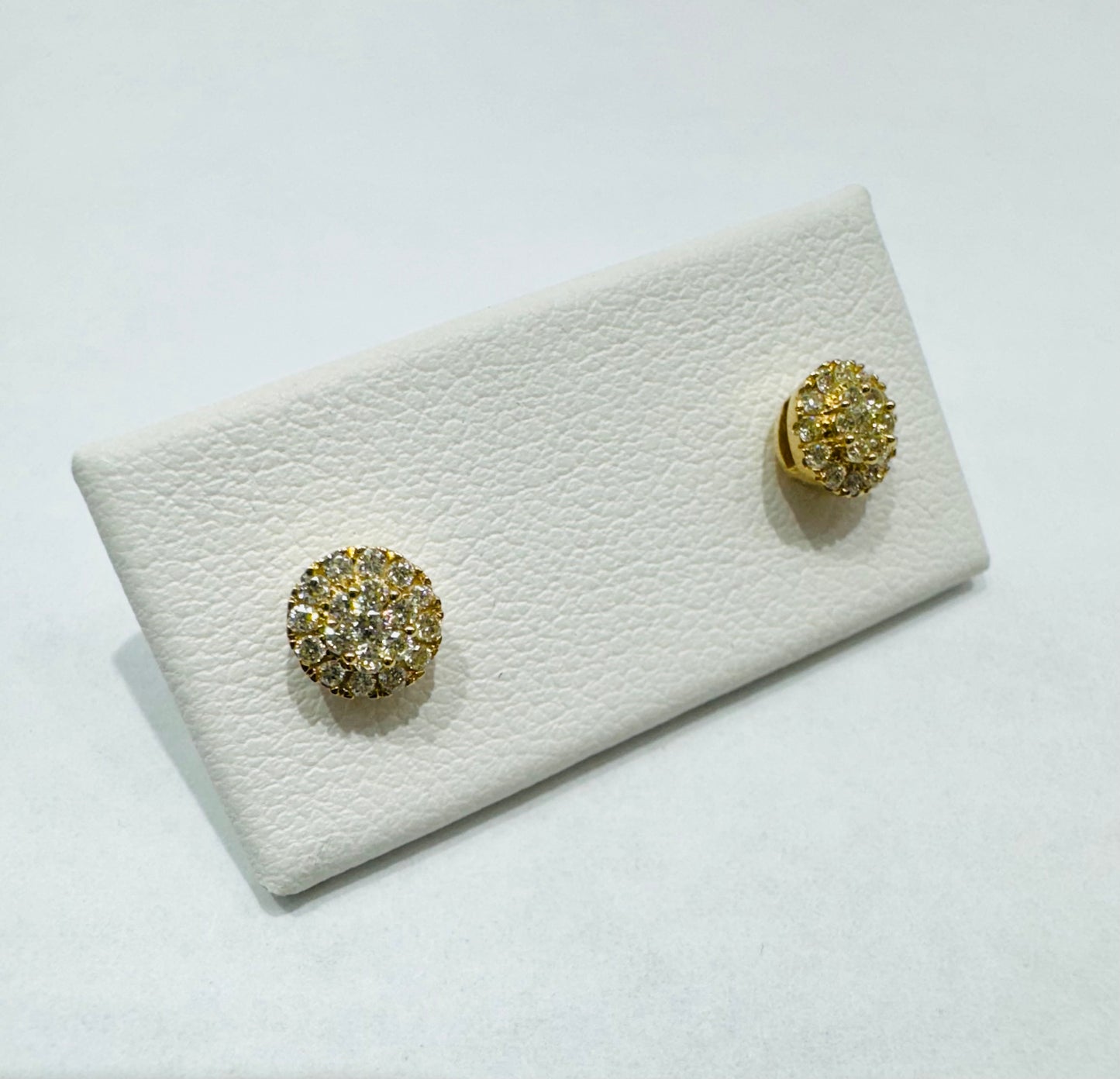10K GOLD NATURAL DIAMOND EARRINGS 0.25CT