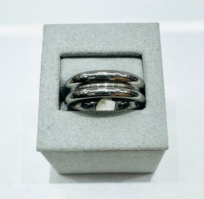 TUNGSTEN CARBIDE WEDDING BAND 8mm, SIZE: 12