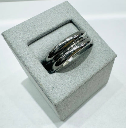 TUNGSTEN CARBIDE WEDDING BAND 8mm, SIZE: 12